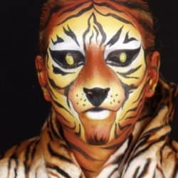 face painting tigre