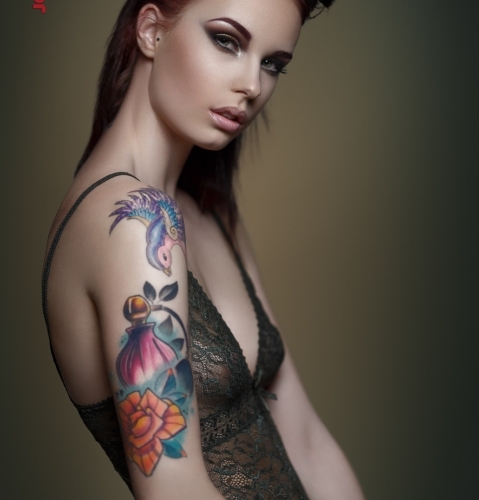 maquillage photo beauté glamour shooting tatoo