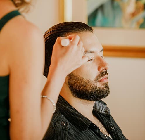 maquillage du marié